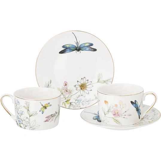 Набор чайный Lefard Стрекоза на 2 пер. 4 пр. 250 мл, 275-1015
