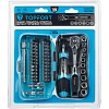 Набор отверток Topfort с трещоткой, битами, головками, 39 предм (549139)