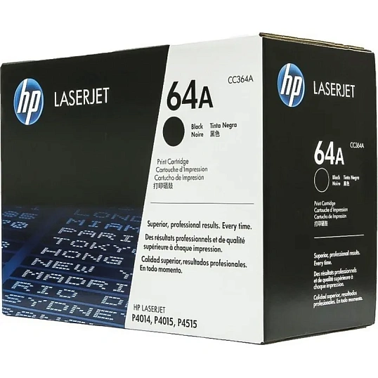 Картридж лазерный HP 64A CC364A чер. для LJ P4014/P4015