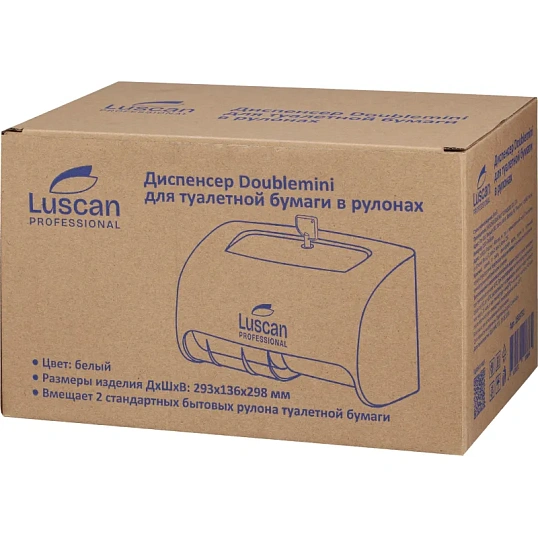 Диспенсер для туалетной бумаги рул Luscan Prof Etalon Doublemini бел 151067