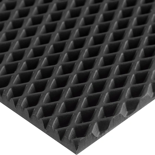 Коврик входной универсальный ромб 680х1200мм серый