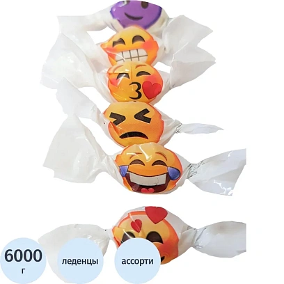 Леденцы Мини-М MAGIC SMILES, 6кг