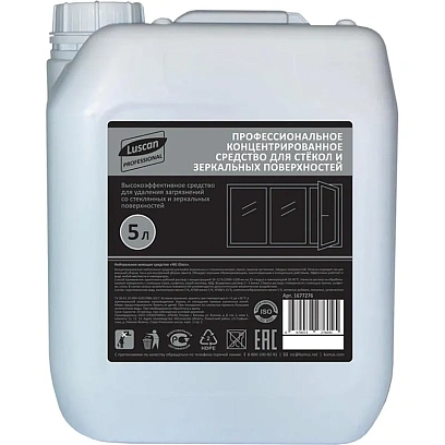 Профхим д/стекл-зеркал поверхн, конц Luscan Prof/Glass Crystal, 5л