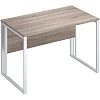 Стол Комус Мебель К-Loft 241S014 1180х670х752 дуб сонома темн/белый