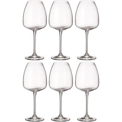 Набор бокалов для красного вина ANSER, 610 мл 6 шт