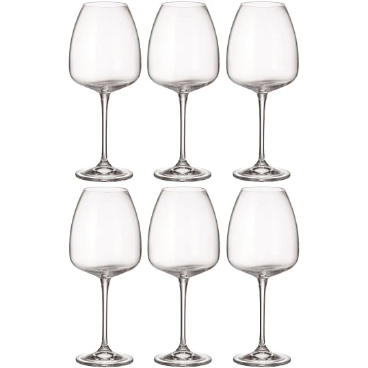 Набор бокалов для красного вина ANSER, 610 мл 6 шт