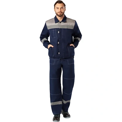 Костюм летний муж. л20-КБР синий/сер (р.52-54) 182-188 (Арсенал-СП)