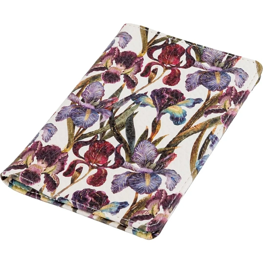 Обложка для паспорта FLORA.Ирисы 3-620/04