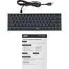 Клавиатура Acer OKW302 механичес. серебр. USB for gamer LED (ZL.KBDCC.01C)