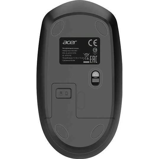 Набор клавиатура+мышь Acer OCC401,черн,USB,беспр,Multimedia (ZL.ACCCC.016)