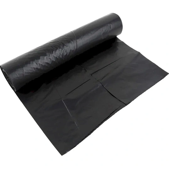 Мешки для мусора ПВД 60л 30мкм 30шт/рул черные 580х680