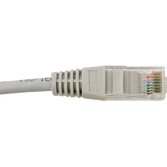 Патч-корд TWT TWT-45-45-0.3-GY UTP кат.5e, 0.3 м, серый