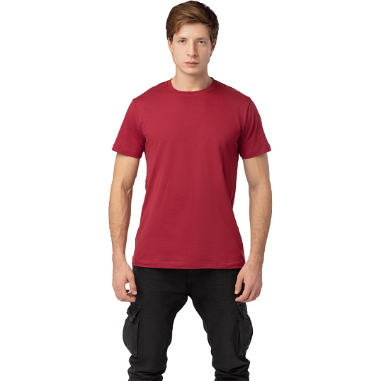 Футболка (160 г.) с кор.рукавом бордовый (XXXL)