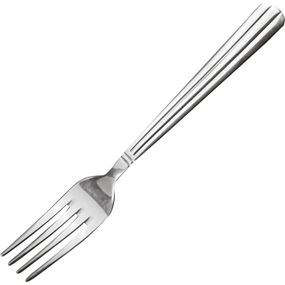 Вилка столовая 'Нова бэйсик';сталь нерж.;,L=196,B=26мм;металлич. 12шт/уп
