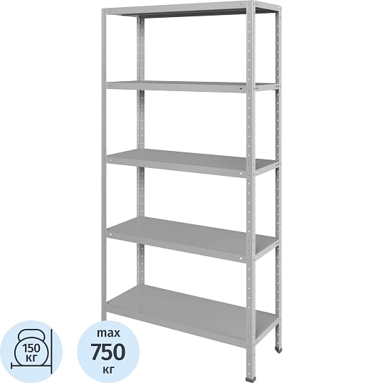 Стеллаж металлический MS Str 200/100х40/5