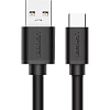 Кабель UGREEN US184 (20882)USB A Male to Type C Male Nickel Plating 1м черн