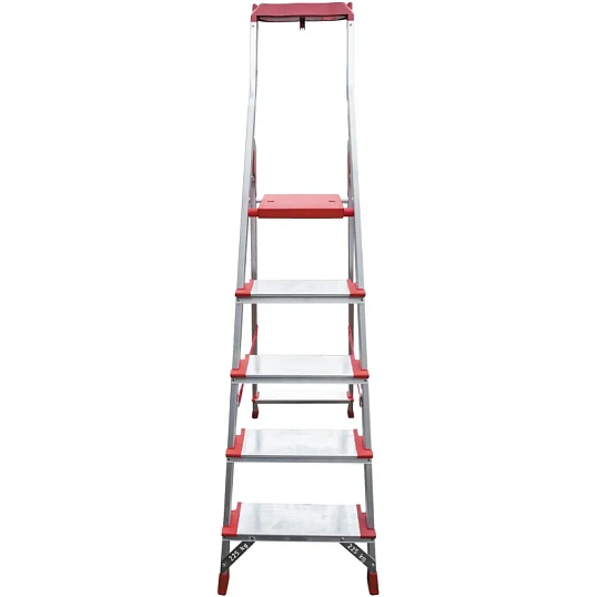 Стремянка ал. Новая Высота NV 3118, 1х5 ступ. 130 мм, органайзер 3118105