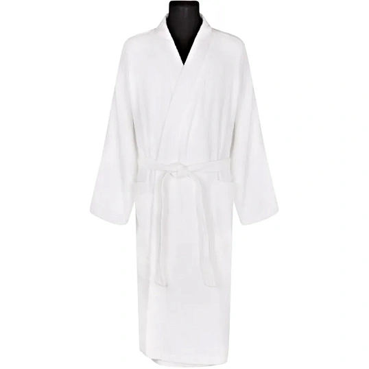 Халат махровый, шалька, размер 60, 400г/м2, белый