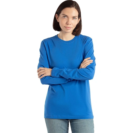 Футболка  Ф02 (160 г.) с длинным рукавом вас.(S)