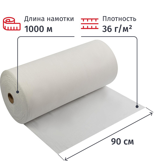 Марля отбеленная 90см/36гр 1000м