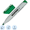 Маркер для флипчартов по бумаге KORES XF1 зеленый 21305