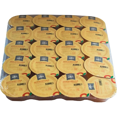 Джем Медовый Дом абрикосовый нестерилизован порционный пластик 15гx20шт/уп