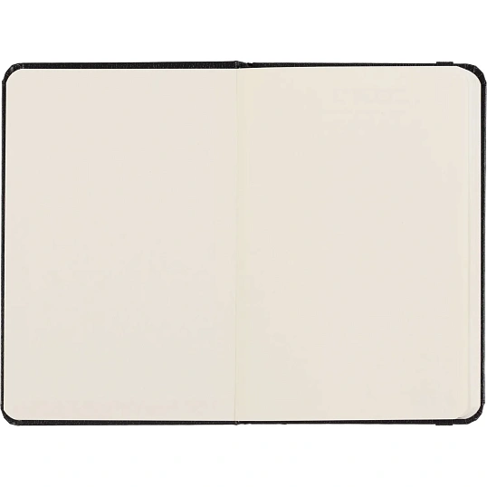 Бизнес-блокнот Attache (100x150 мм) А6, Эссэ,балакр,резин,клетка,черный,80л
