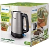 Чайник Philips HD9350/90, 2200Вт, 1,7л, нерж/черн. пластик