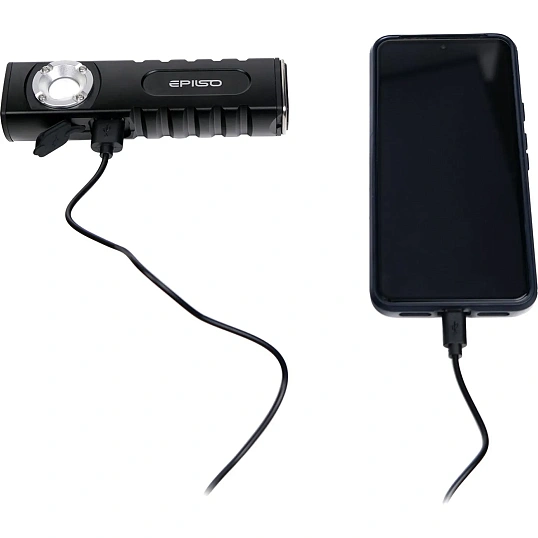 Фонарь EPILSO EPF-310 (карманный, Luminus SST20, 10W+LED 5W + Laser, аккум)