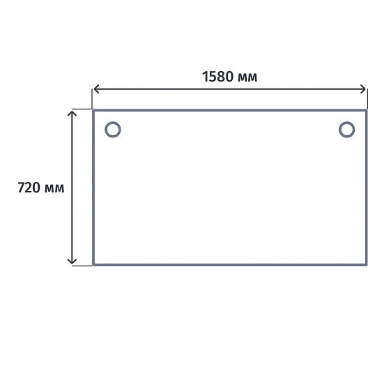 Стол ONIX-П П на металлокаркасе O.MP-SP-4.7 аттик дуб/белый Ш1580