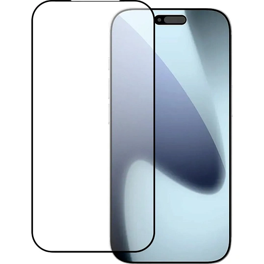 Защитное стекло PERO Full Glue Privacy для iPhone 17 Pro Max, черное