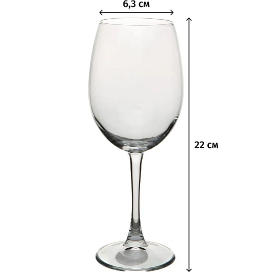 Набор бокалов КЛАССИК ФАЙН РИМ 445 мл 12 шт/уп холодный срез