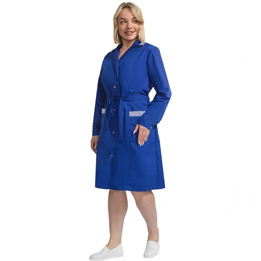 Халат для горничных и уборщиц у01-ХЛ дл.рук вас (р.52-54) 158-164