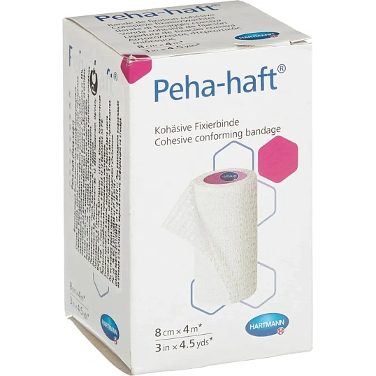 Бинт самофикс эласт 4 м х 8 см, PEHA-HAFT 9324852