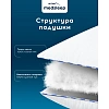 Подушка 70х70см, (хлопок-тик/пух), 1300 г, МЕДЕО 1017.00347