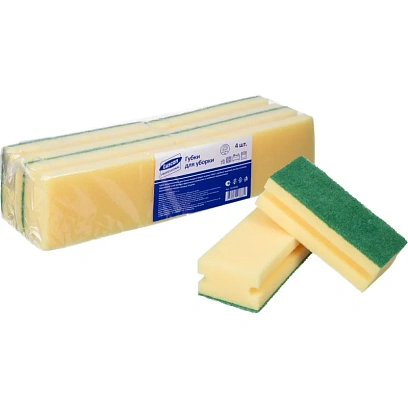 Губки абразивные Luscan Professional 150x70x45мм 4 шт/уп
