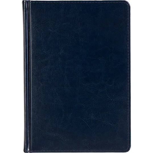 Ежедневник датированный 2026 А5+ SIDNEY NEBRASKA синий, зол обрез 3-125/04