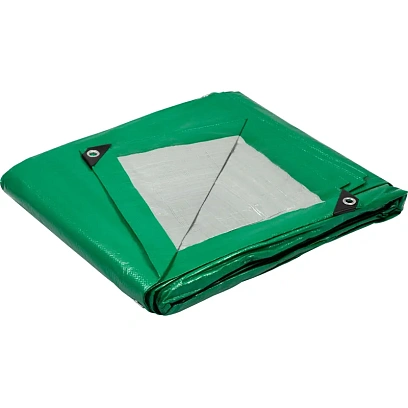 Тент ТАРПАУЛИН 120г/м2 усиленный край 6мx8м с люверсами_0260