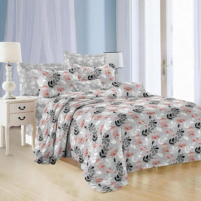 Постельное белье 2сп микросат(наволочки70х70-2шт)-2138 Гемера