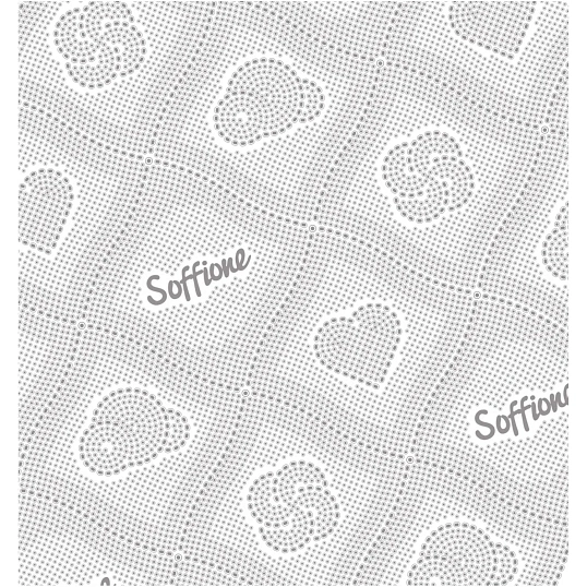 Бумага туалетная Soffione Smart 3сл белая 15,12м 32рул/уп