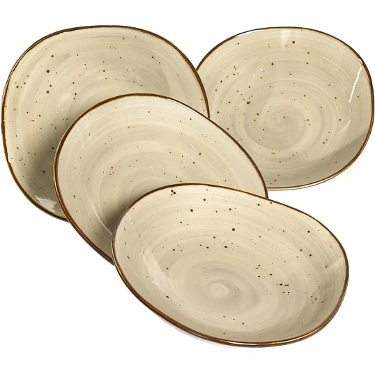 Тарелка ХОРЕКА ГРАФИТ глубокая, 210мм 750мл, арт.206-55025