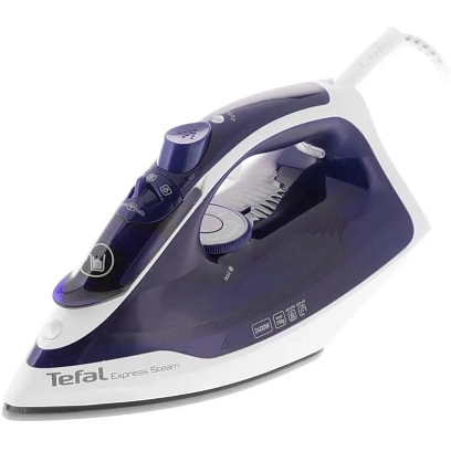 Утюг Tefal FV2837E0, 2400ВТ, белый/синий