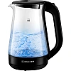 Чайник BRAYER 6112BR-BK. 2200Вт, 1,7л,электрич,стеклян.корп,автоотключ
