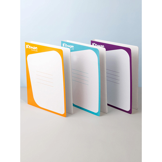 Скоросшиватель картон. Комус каширован.картон 30мм голубой