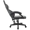 Кресло VB_Echair Easy Game-907 LT PU экокожа черный/серый, пластик