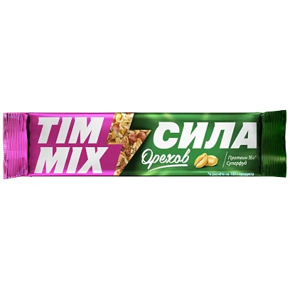 Козинак Тимоша ТимМикс сила орехов, батончик 40гx21шт/уп