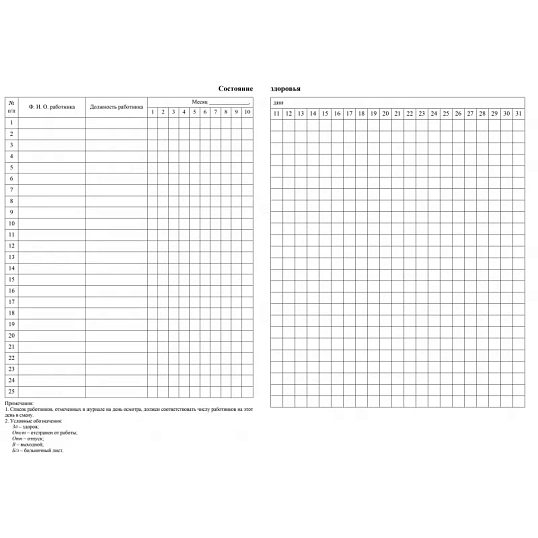 Журнал здоровья КЖ 427