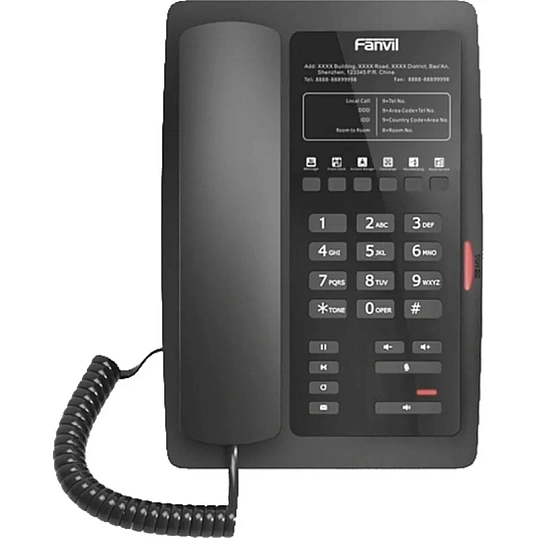 IP-телефон Fanvil H3W, 2x 10/100 Мбит, PoE, wi-fi