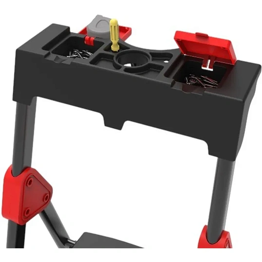 Стремянка стальная  5 ст., чёрная, Perilla арт.133505