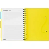 Ежедневник недатированный Bright Colours на спирали, А5, 272 стр., ЖЕЛТЫЙ